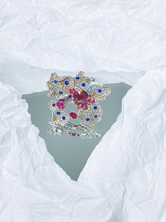 Floral Cluster Ring
